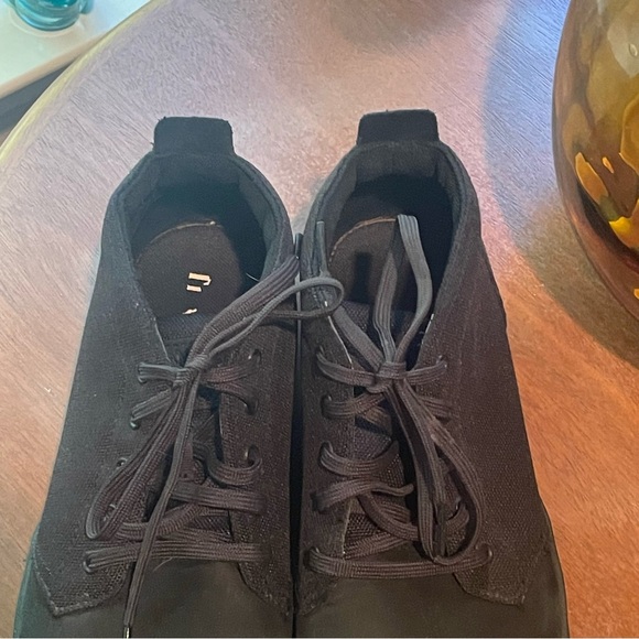 Timberland Davis Square Mid Top Chukka Sneakers Blackout Men’s 12 Leather Nubuck - Picture 3 of 12